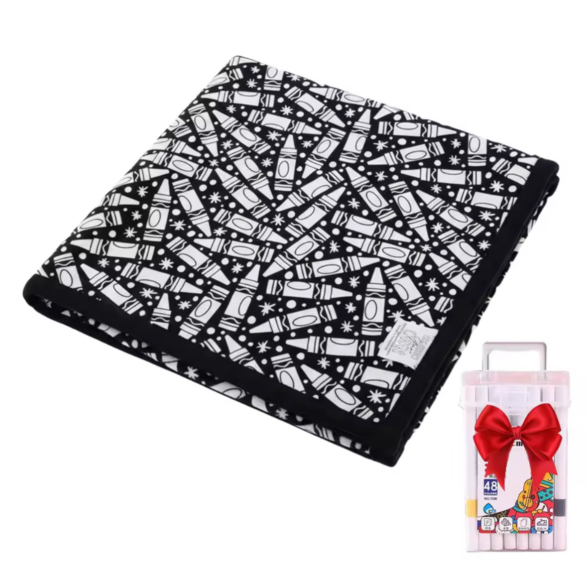 Coloring blanket